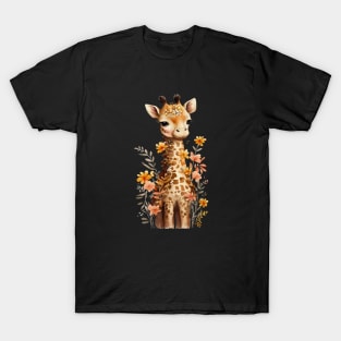 Giraffe's Garden Adventure T-Shirt